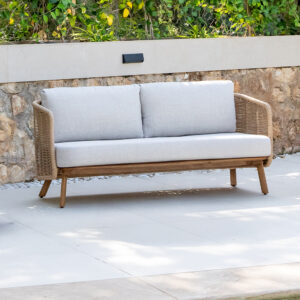 SOFA 2 PLAZAS FEZ ALUM/FIBRA